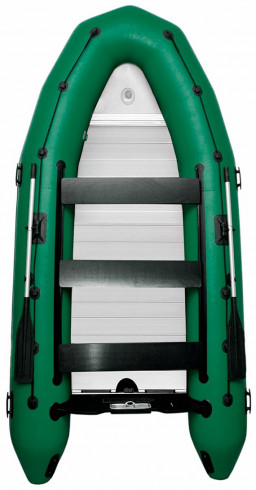 Лодка килевая MEGA Premium PK385AL (Зеленый, 45 см)